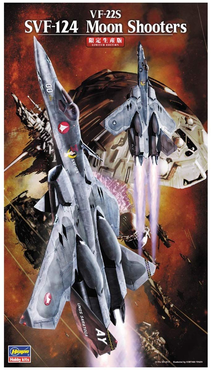 Hasegawa VF-22S `SVF-124 Moon Shooters` - BanzaiHobby