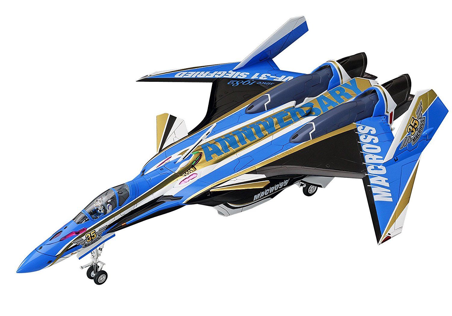 Hasegawa VF-31J Siegfried Macross 35th Anniversary Paint - BanzaiHobby