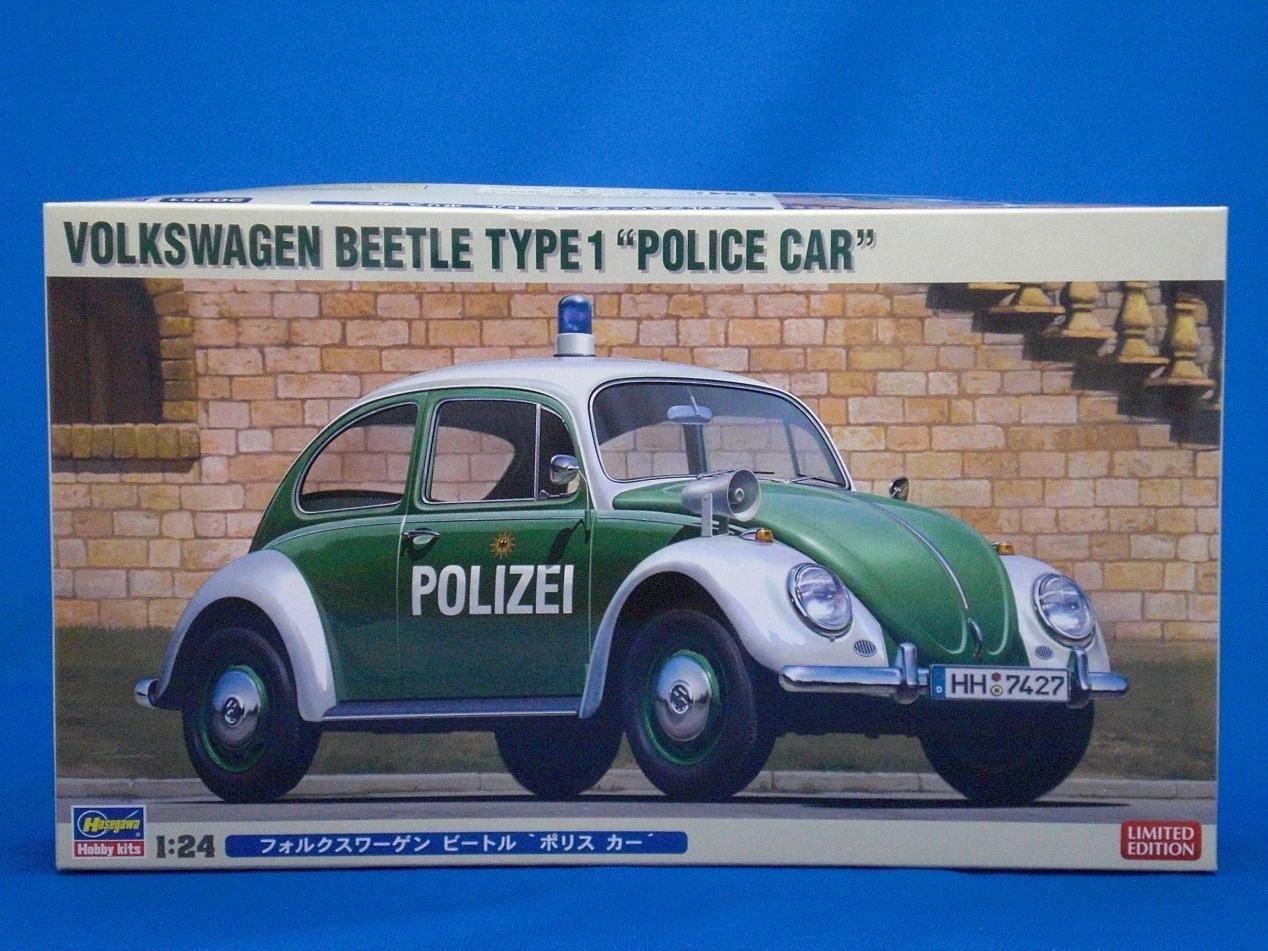 Hasegawa Volkswagen Beetle `Police Car` - BanzaiHobby