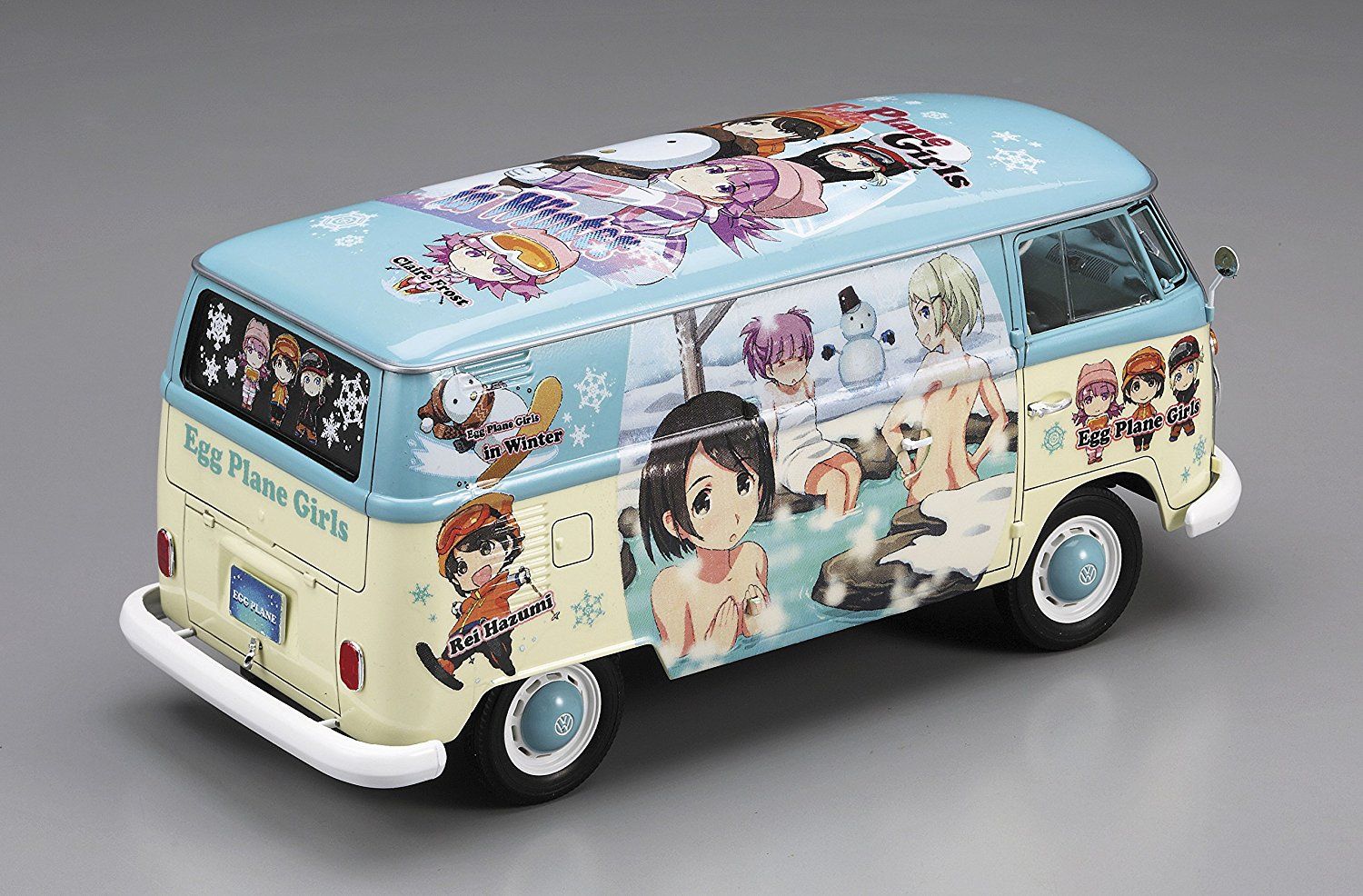 Hasegawa Volkswagen Type 2 Delivery Van "Egg Girls Winter Paint" - BanzaiHobby
