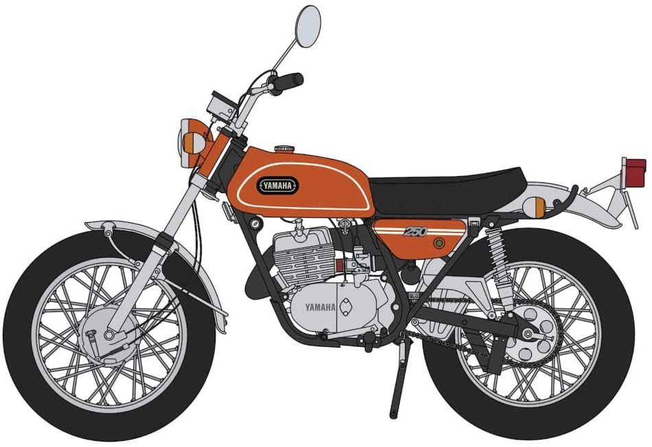 Hasegawa Yamaha Trail DT250 `Mandarin Orange` - BanzaiHobby