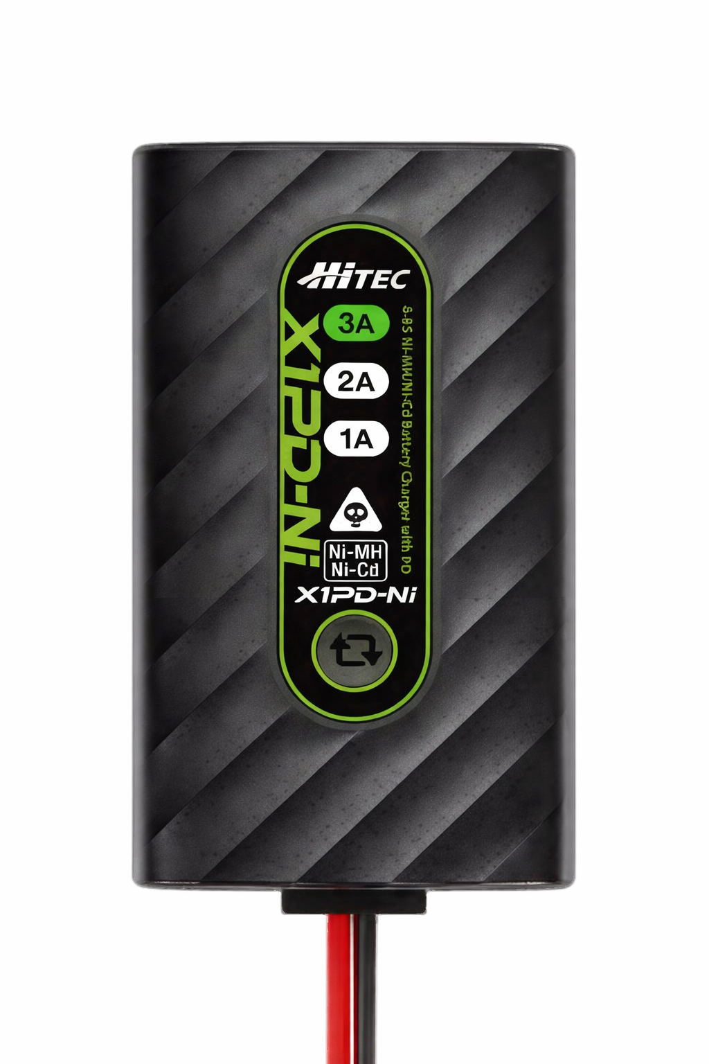 (PO MAR 2026) HiTEC 44370 4-8S Ni-MH/Ni-Cd Battery Charger, PD Compatible [X1 PD-Ni] Deans Type - BanzaiHobby