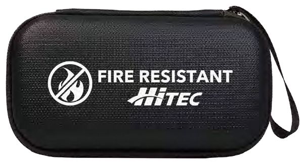 (PO JUN 2026) HiTEC FPP02 Fire-resistant Pouch FIRE RESISTANT Black - BanzaiHobby