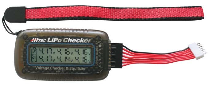 Hitec 44173-B Hitec Lipo Checker & Balancer - BanzaiHobby