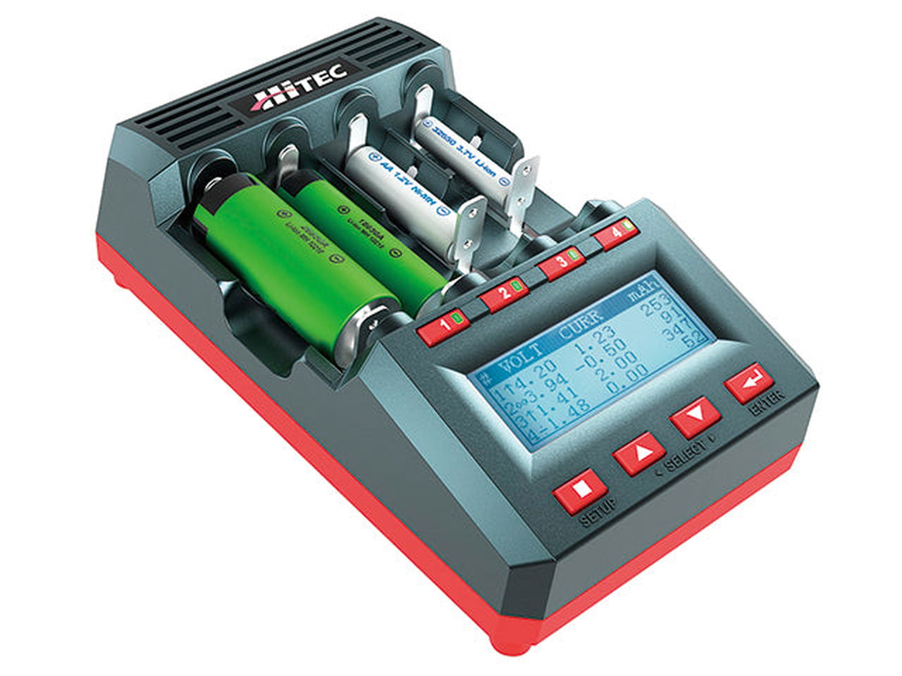 Hitec 44250 Universal Battery Charger & Analyzer X4 ADVANCED PRO - BanzaiHobby
