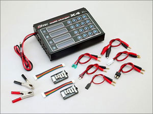 Hitec Multi Charger X4 - BanzaiHobby