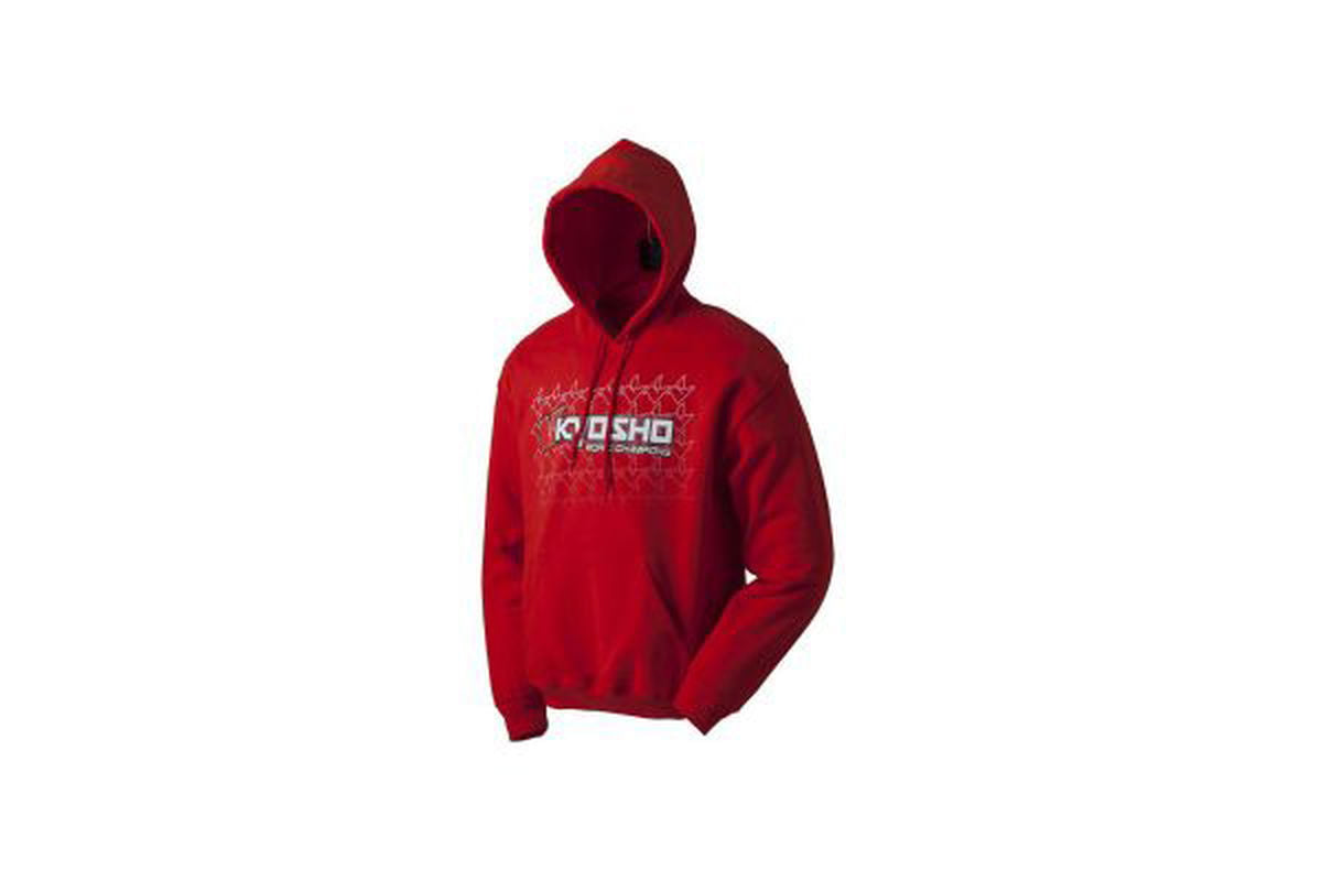 Kyosho 88004M Kfade 2.0 Sweat W/Hood Red Midium - BanzaiHobby