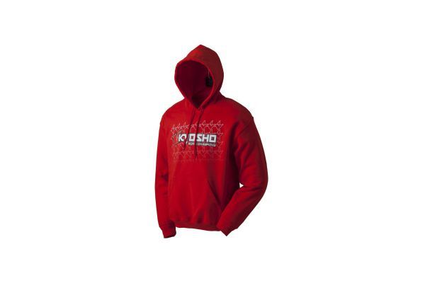 Kyosho 88004S Kfade 2.0 Sweat W/Hood Red Small - BanzaiHobby