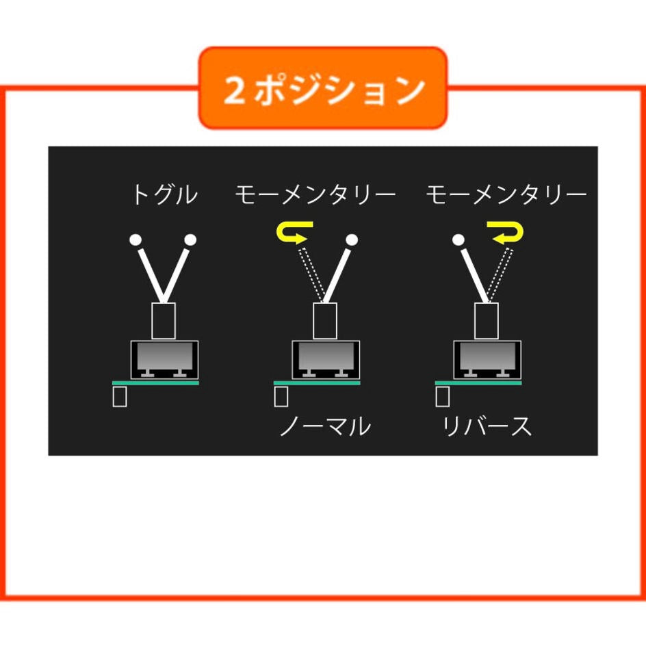 Futaba 303685 14/18MZ Option Switch No.11 (2-position Momentary Reverse) [BT2293] - BanzaiHobby