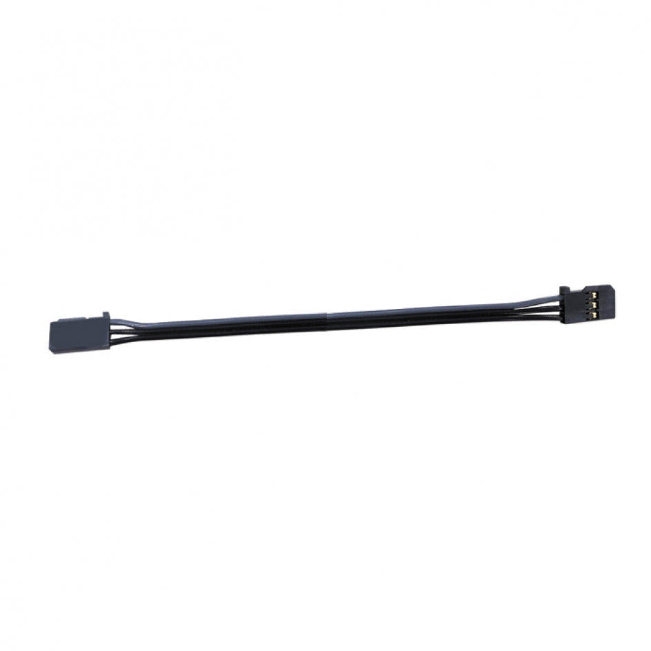 Futaba BC0088 308543 Black Cord Extension for Gyro Connection, 50 Core, 200mm