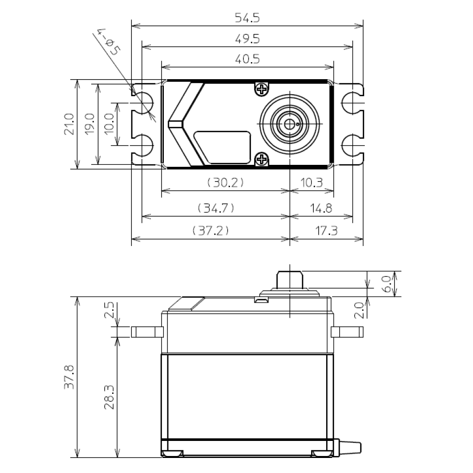 Futaba 107375-3 HPS-H701 Large helicopters servo in general