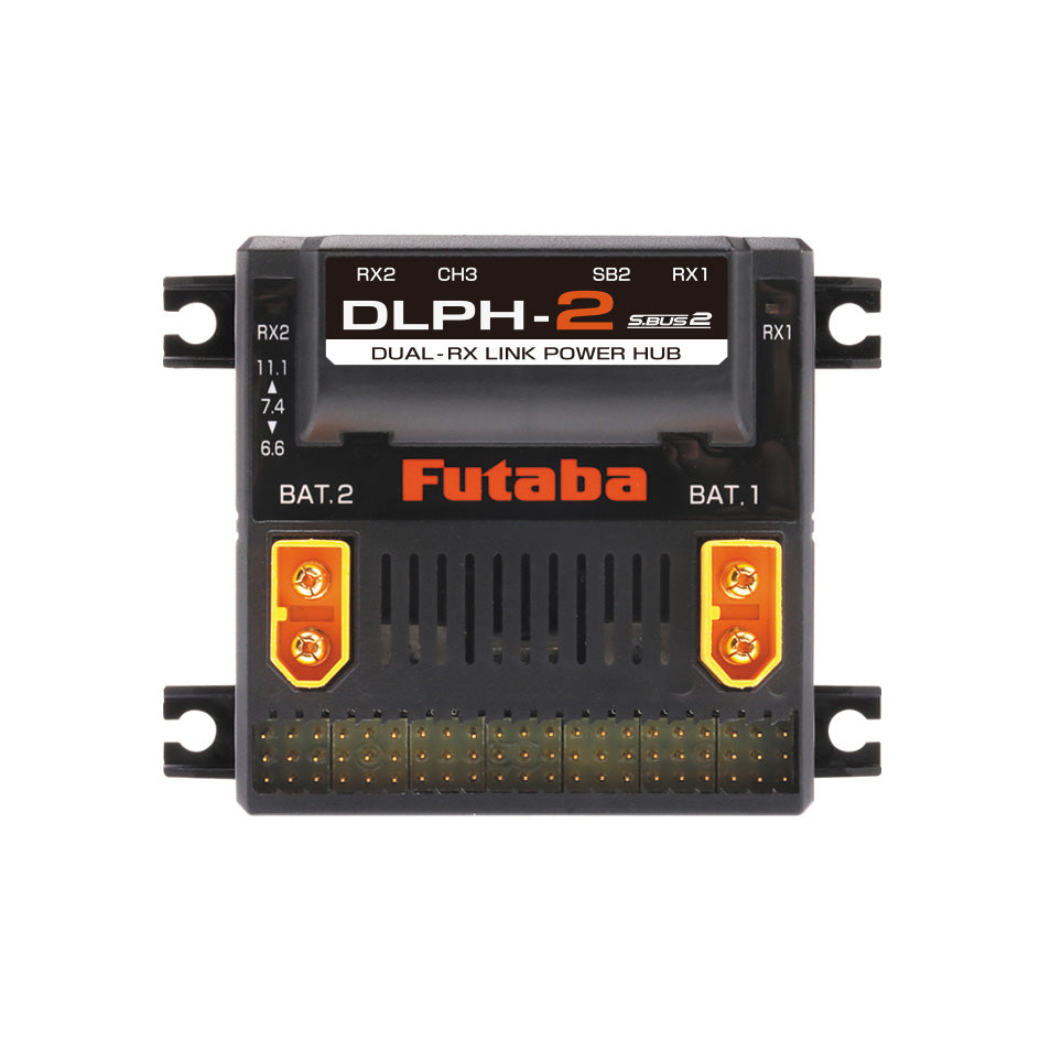 Futaba 038860 DLPH-2 Dual RX Link Power Hub [00107396-1]