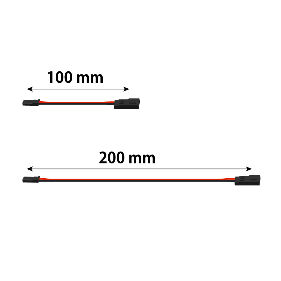 Futaba 311482 200mm Power Extension Cable [BC0113] - BanzaiHobby