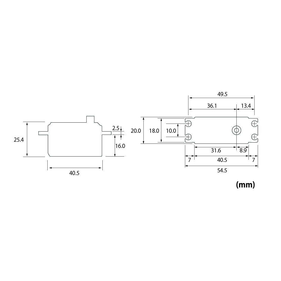 フタバ S-CD400 UR/SRモード対応ロープロ1/10ドリフトカー用S