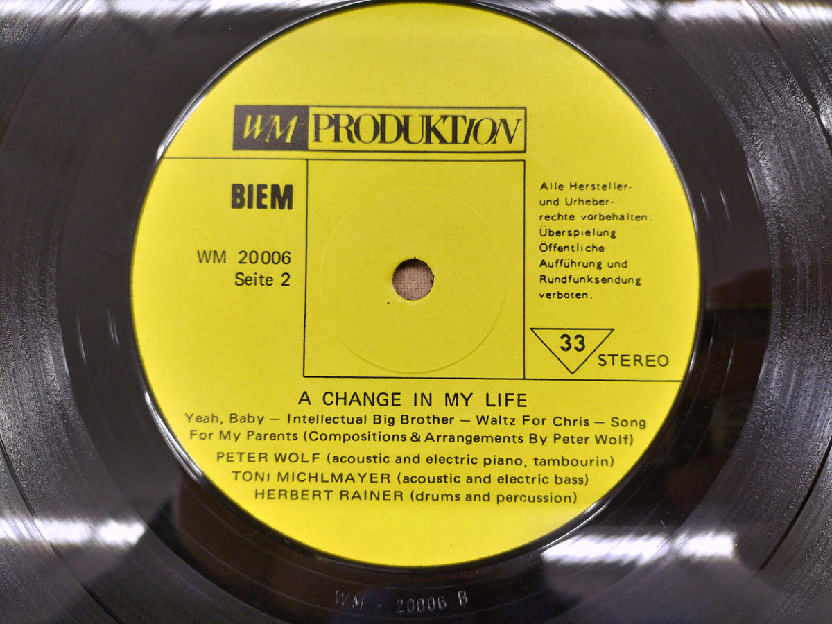WM PRODUKTION [Disc Scratches] A Change In My Life WM 20 006