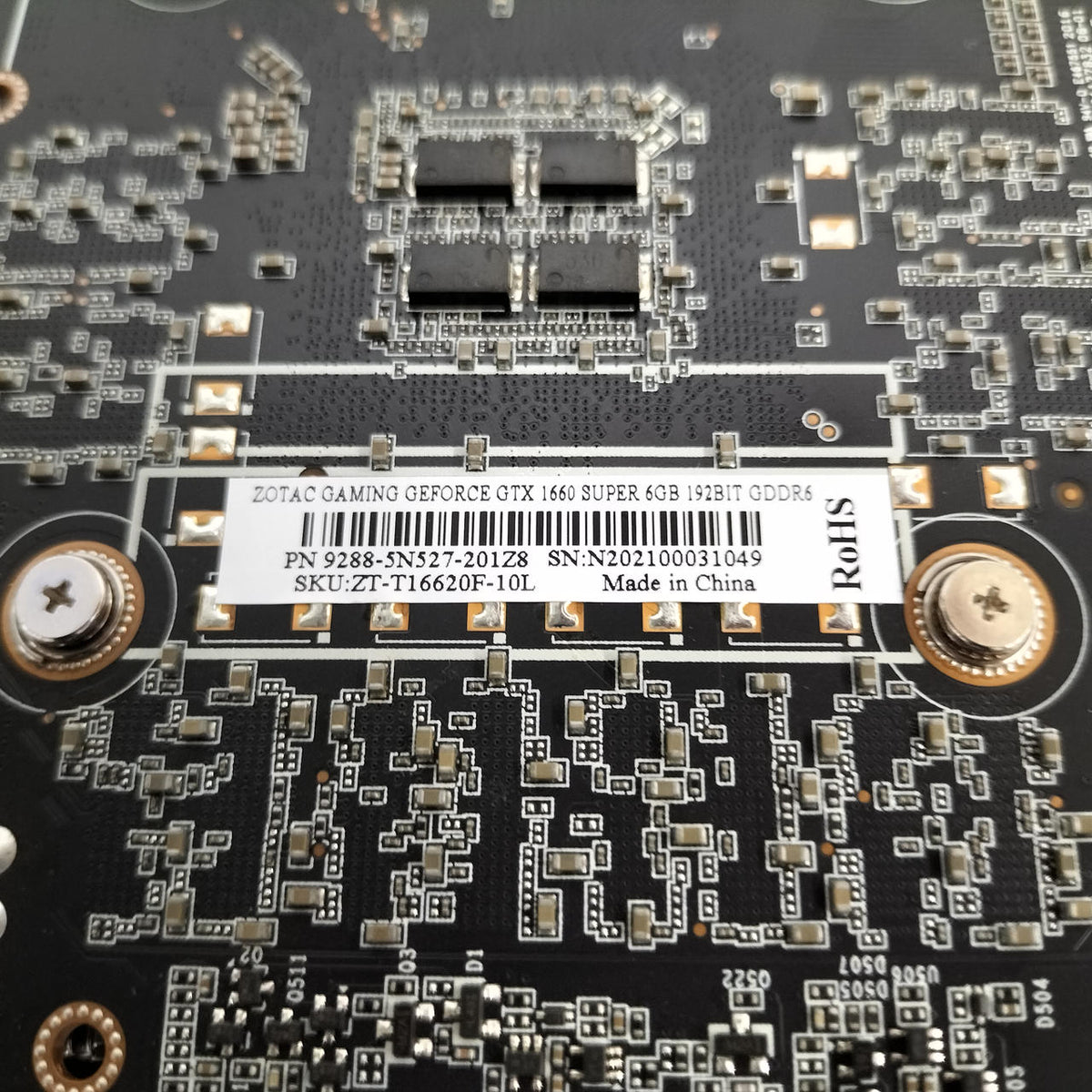 ZOTAC [FF Bench Completed] ZOTAC ZT-T16620H-10B ZT-T16620H-10B