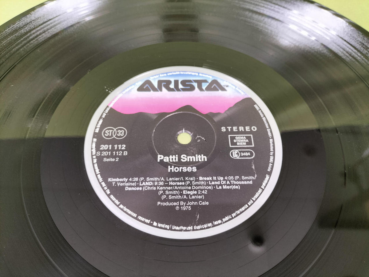 ARISTA Record PATTI SMITH/HORSES