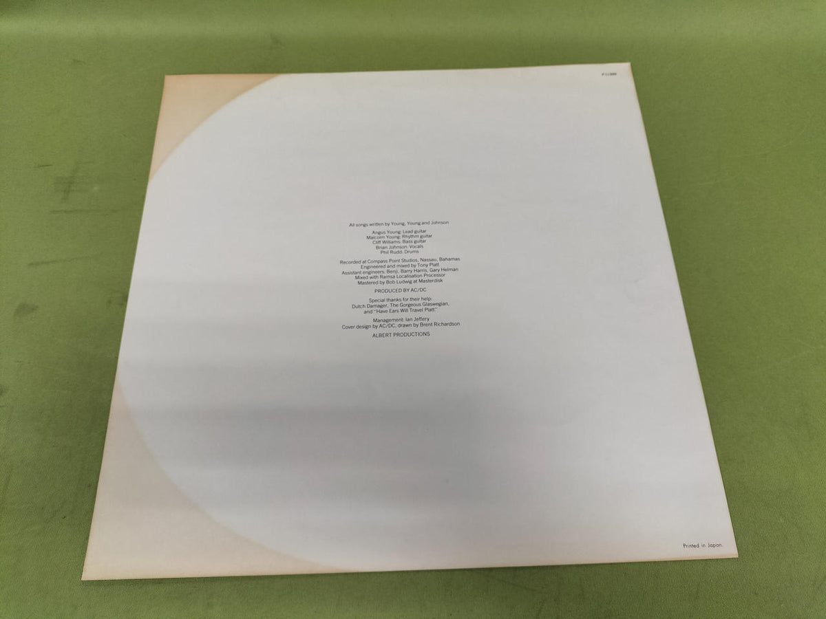 ATLANTIC Record AC/DC / FLICK OF THE SWITCH