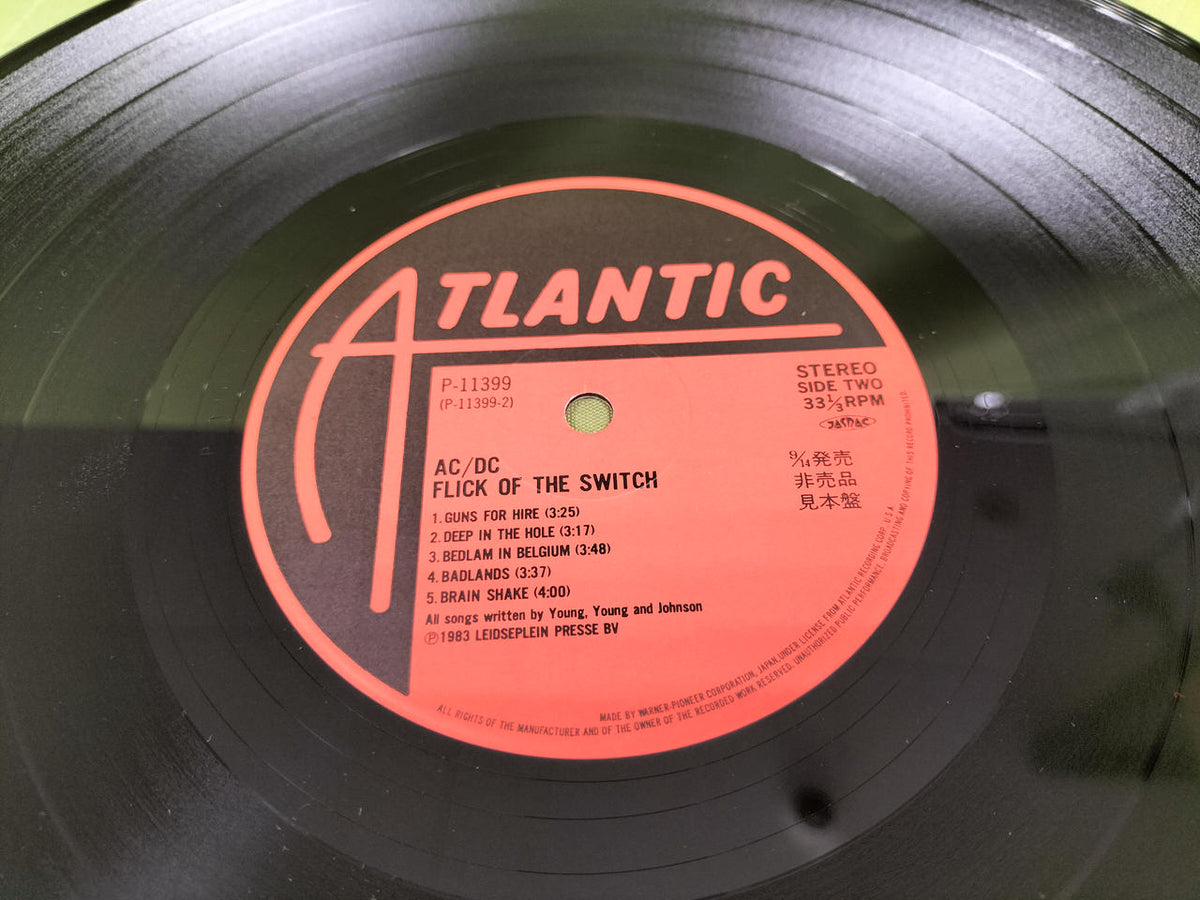 ATLANTIC Record AC/DC / FLICK OF THE SWITCH