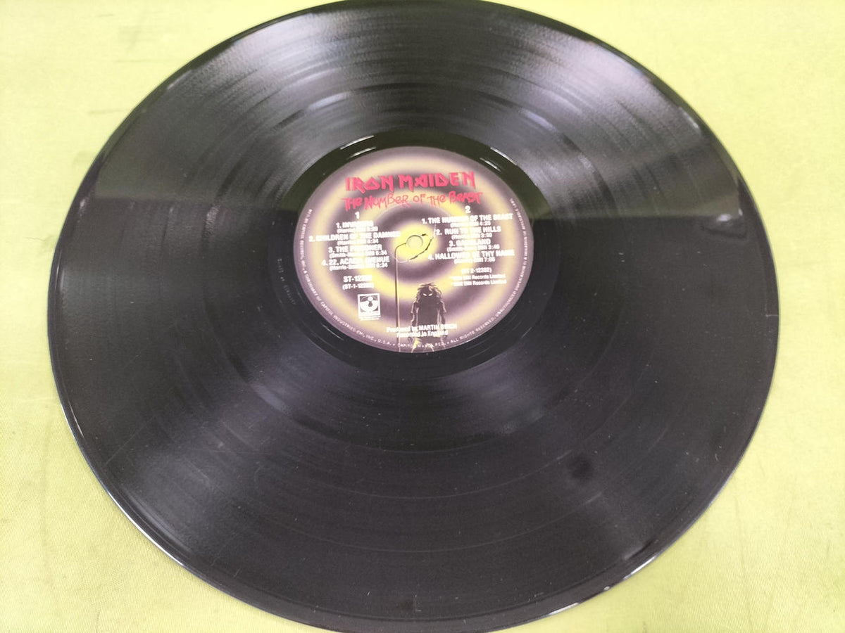 HARVEST Record IRON MAIDEN / THE NUMBER OF THE