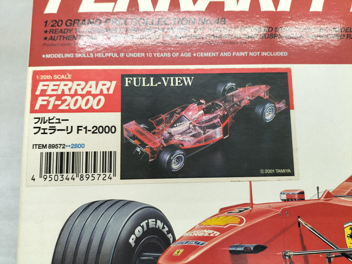 TAMIYA 1/20 Grand Prix Collection FERRARI F1-2000 - Banzai Thrifting | BanzaiHobby