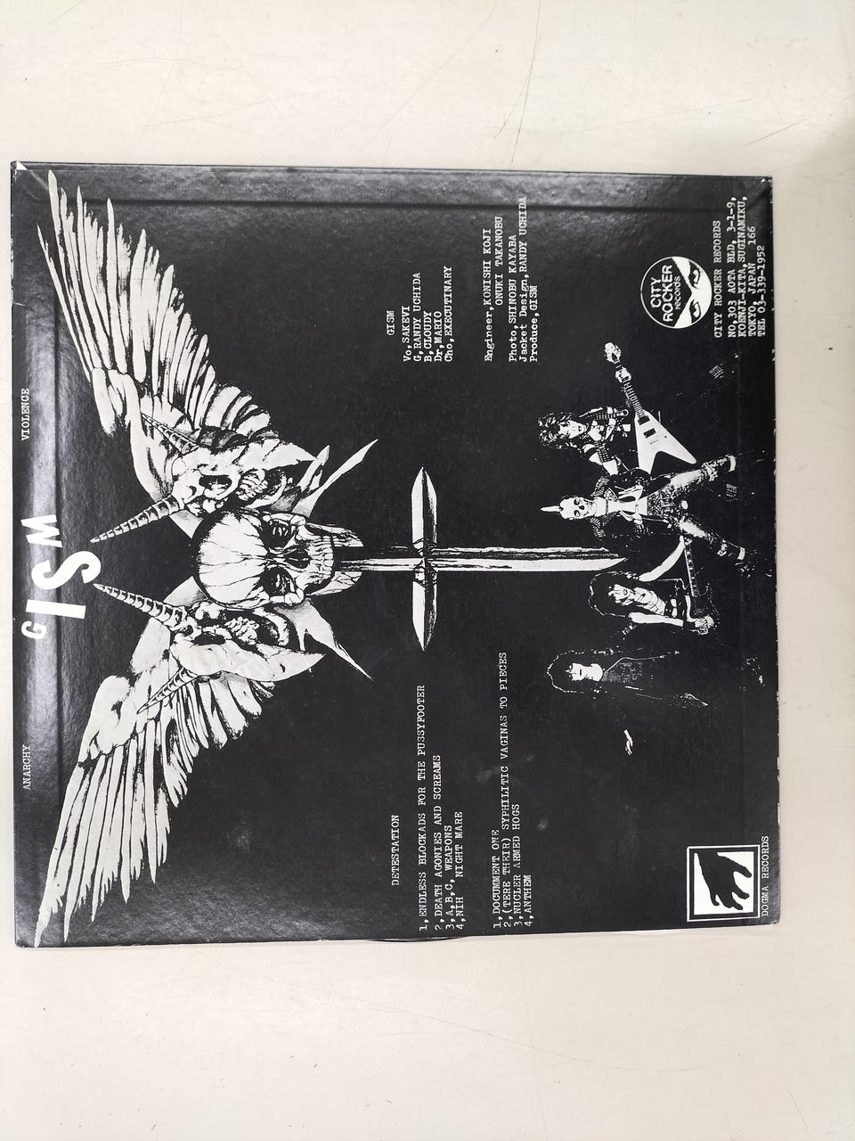 DOGMA RECORDS GISM/DETESTATION DOG1