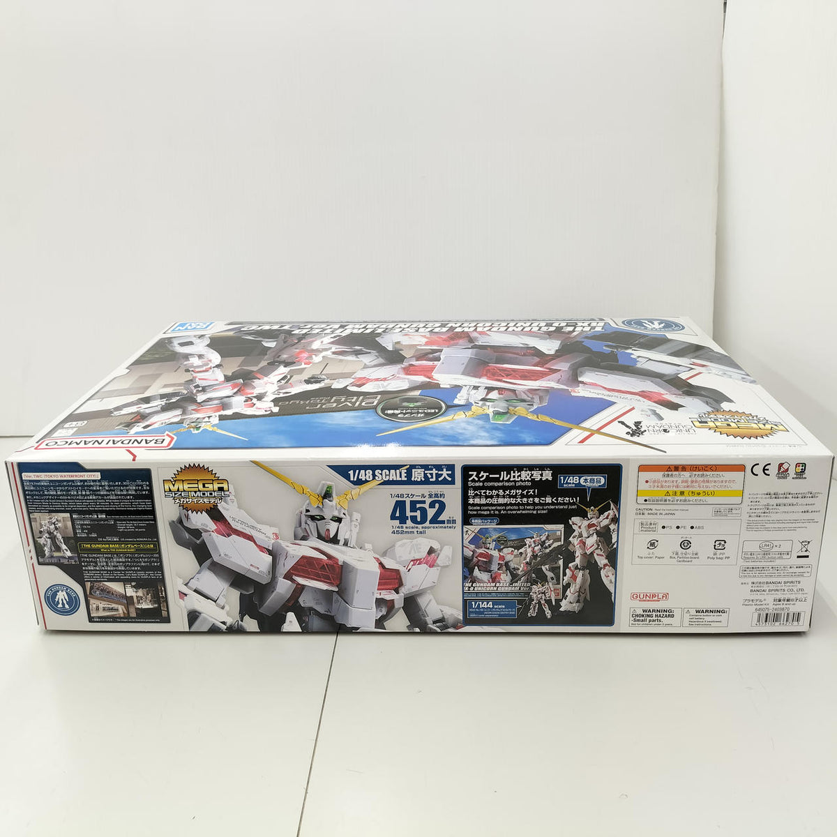 BANDAI SPIRITS Mega Size Model Unicorn VER. TWC Gundam Base Limited