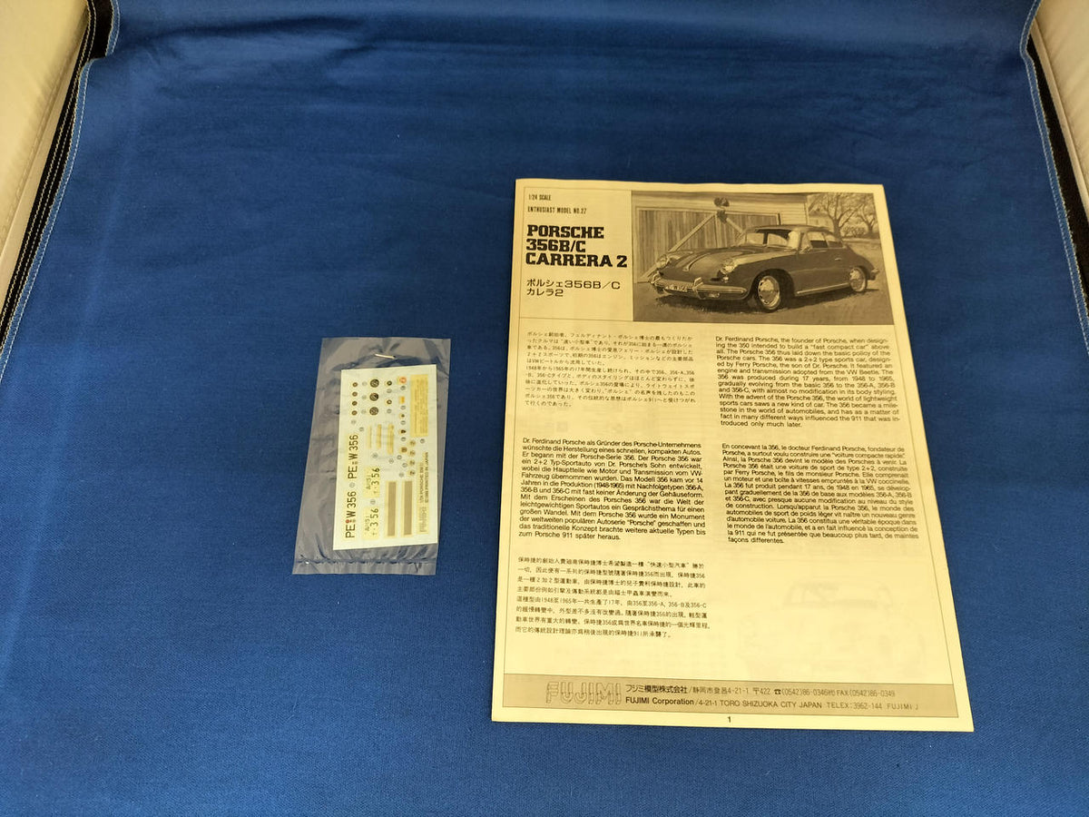FUJIMI 1/24 Enthusiast Model Porsche 356B/C CARRERA 2 - Banzai Thrifting | BanzaiHobby