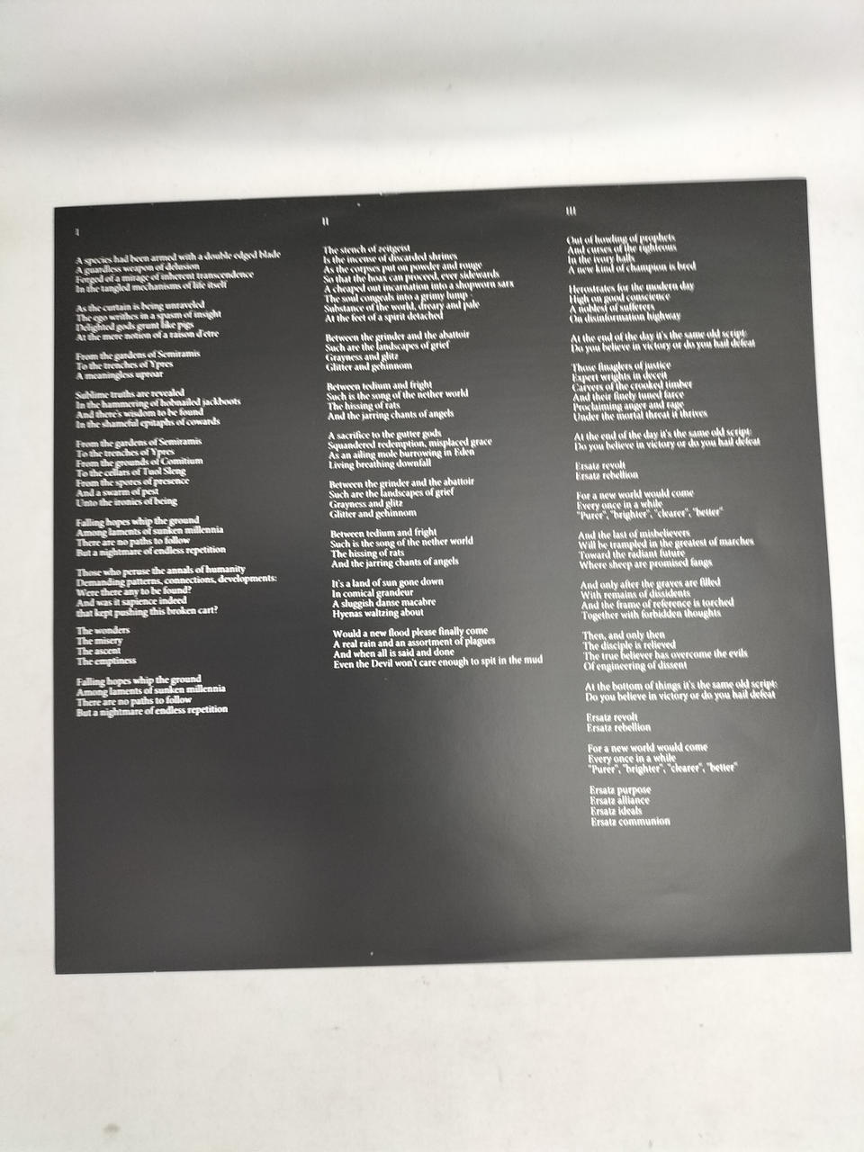 NO-SOLACE LP MGTA/AGE OF EXCUSE