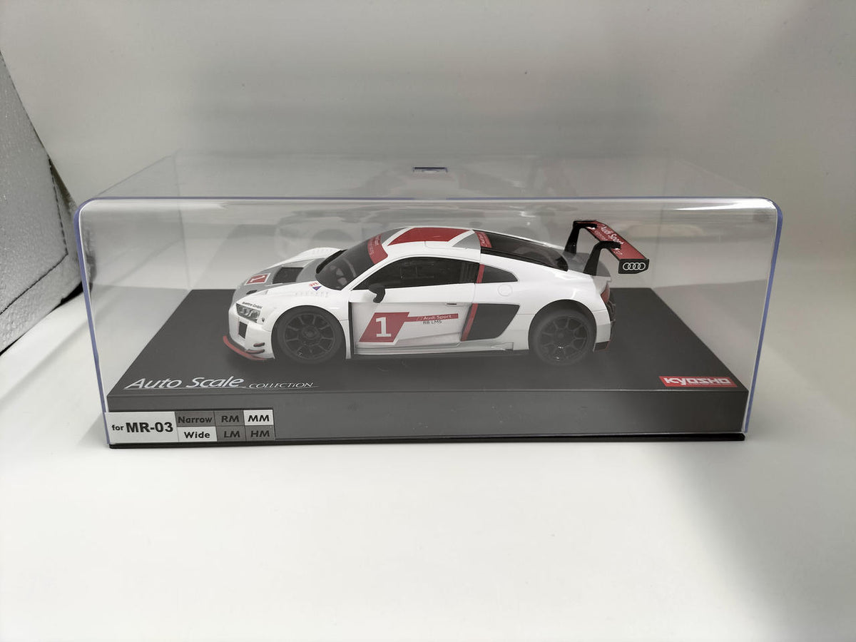KYOSHO AUTO SCALE AUDI R8 LMS 2015 WHITE - Banzai Thrifting | BanzaiHobby