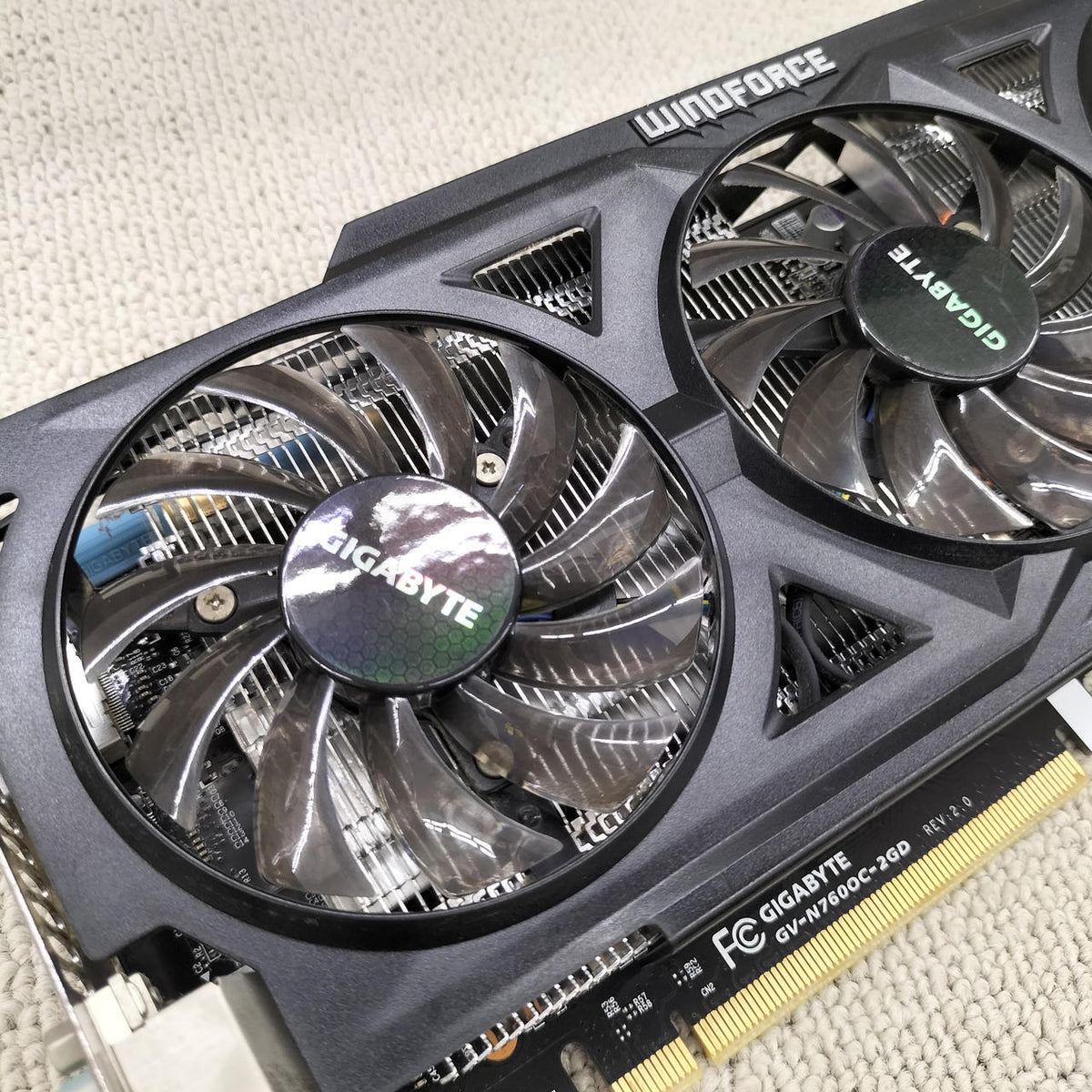 GIGABYTE Graphics Card: GV-N760OC-2GD