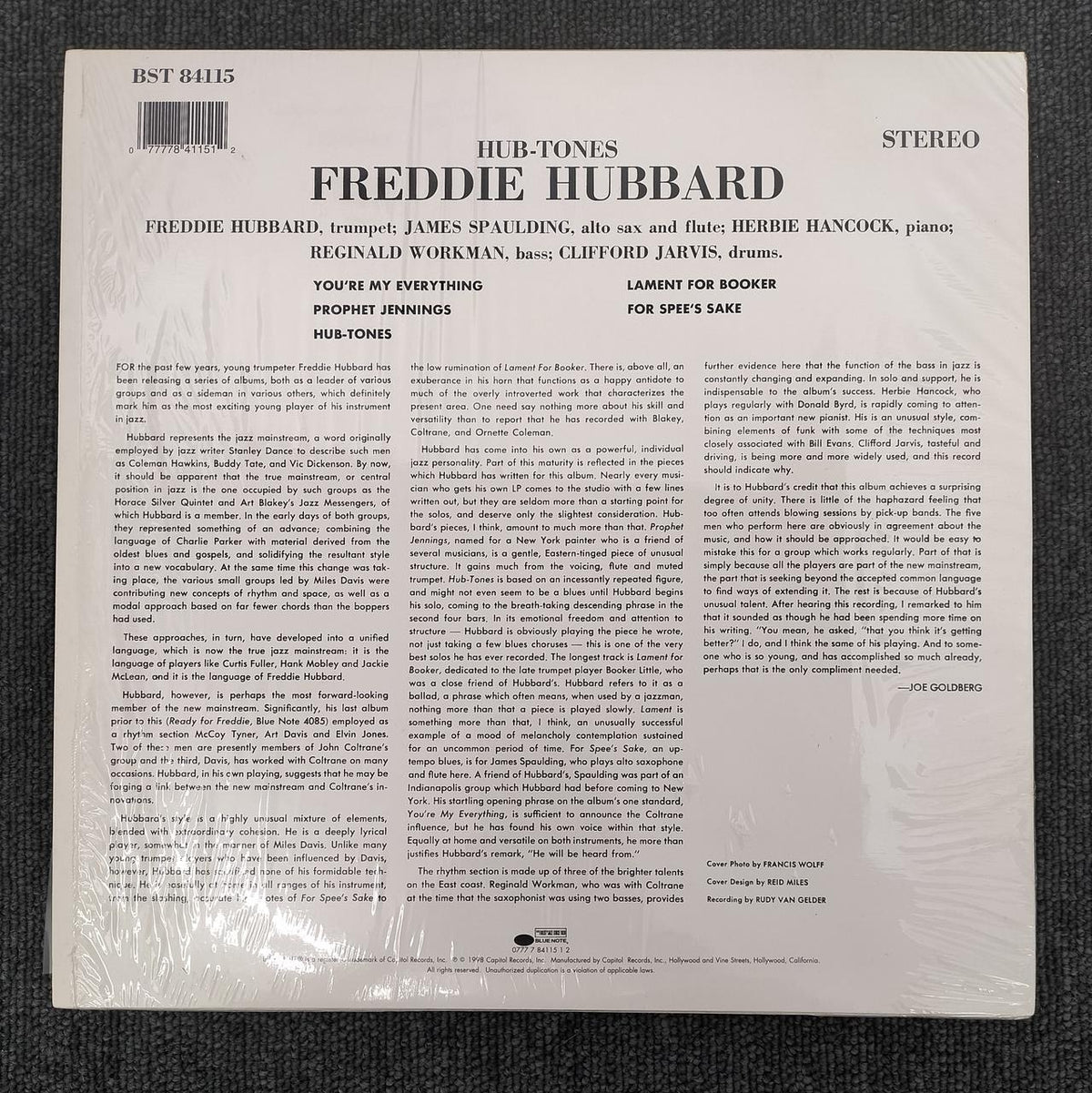 Blue Note JAZZ/FUSION HUB-TONES TBST84115