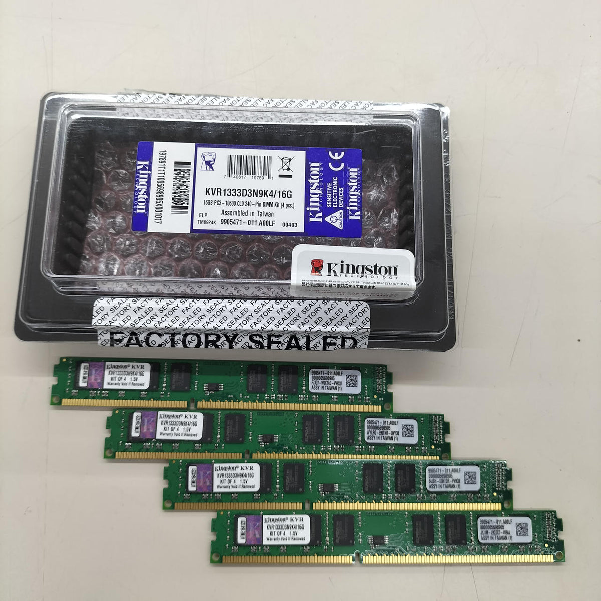 [JUNK] KINGSTON DDR3 16GB Set KVR1333D3N9K4