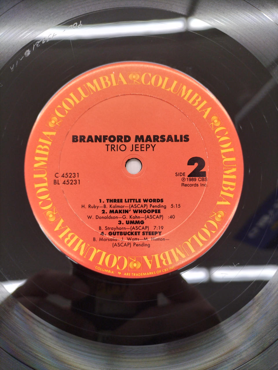 COLUMBIA LP record CX2 44199
