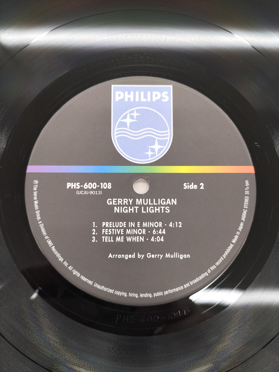 PHILIPS LP Record UCJU-9013