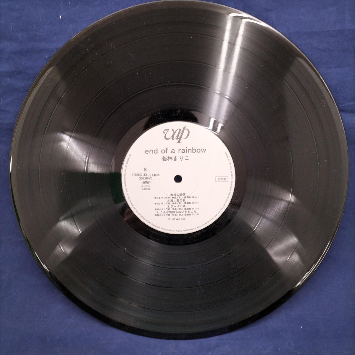 VAP Co., Ltd. Mariko Wakabayashi 'End of a Rainbow' Sample Disc 30220-28