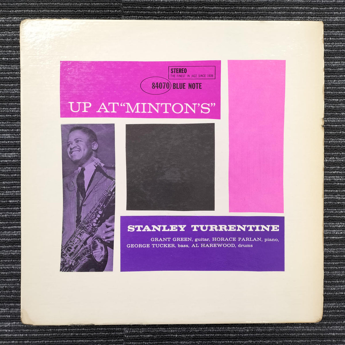 STANLEY TURRENTINE [With Scratches] Record UP AT "MINTON'S"