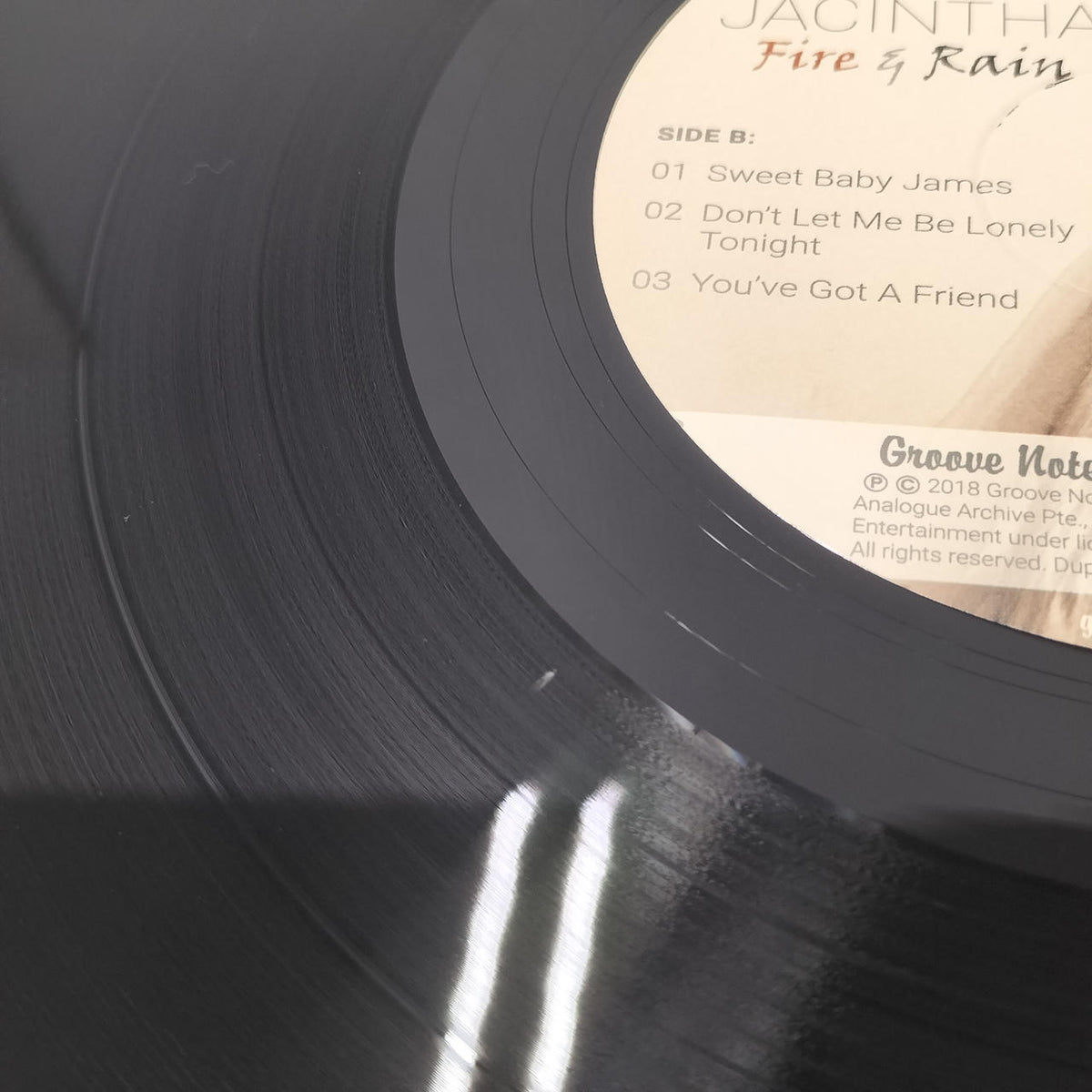 GROOVE NOTE LP Western Music JACINTHA FIRE & RAIN