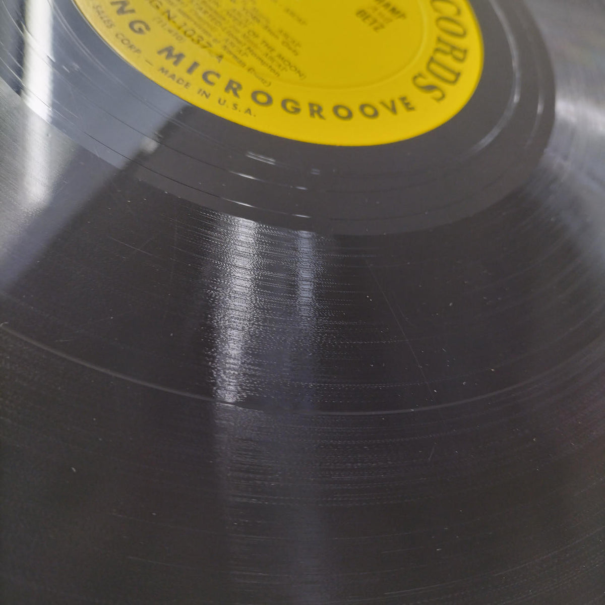 LIONEL HAMPTON AND STAN GETZ [Scratched] Record HAMP AND GETZ