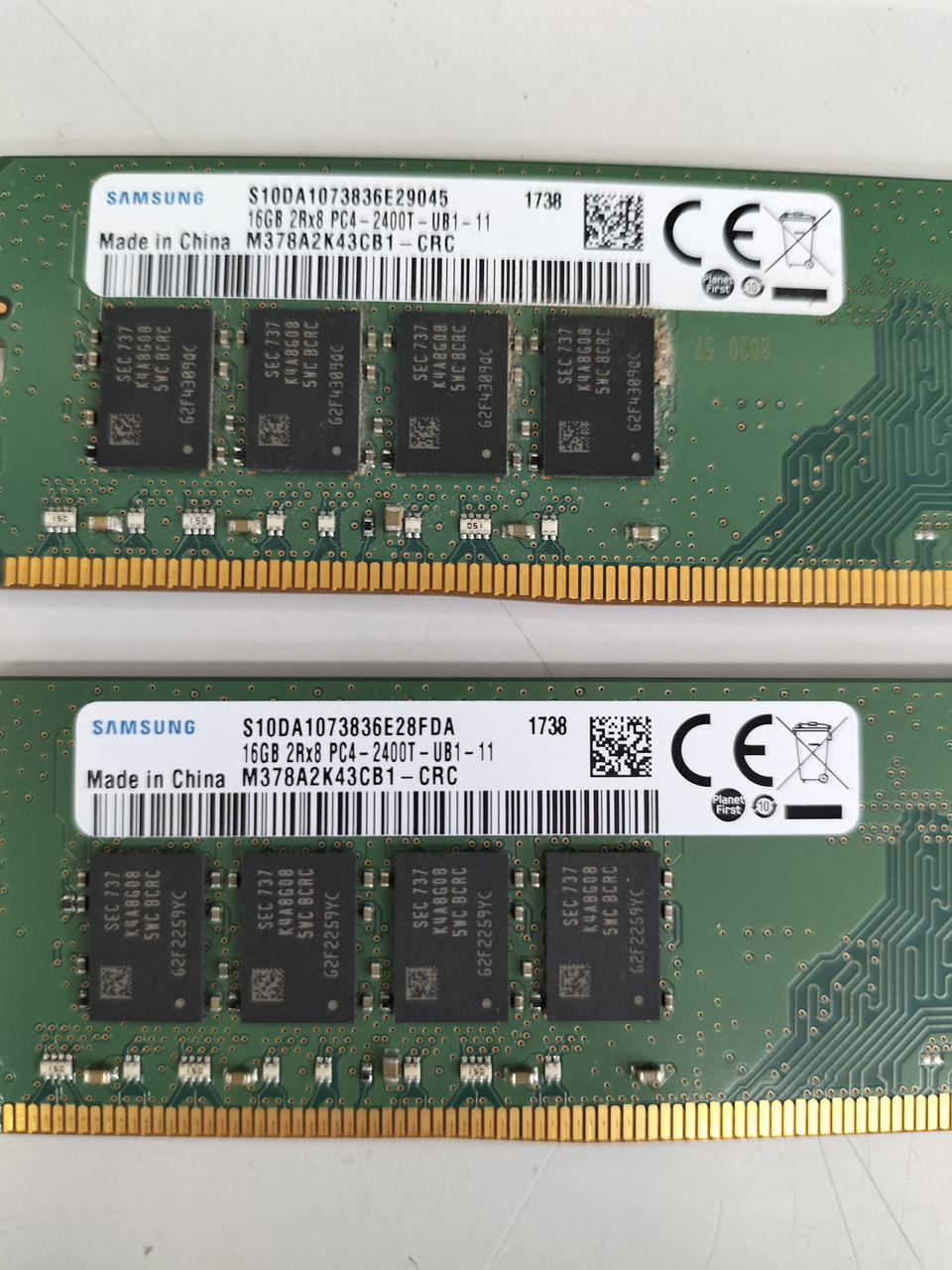 SAMSUNG DDR4 PC4 Desktop Memory M378A2K43CB1-CRC