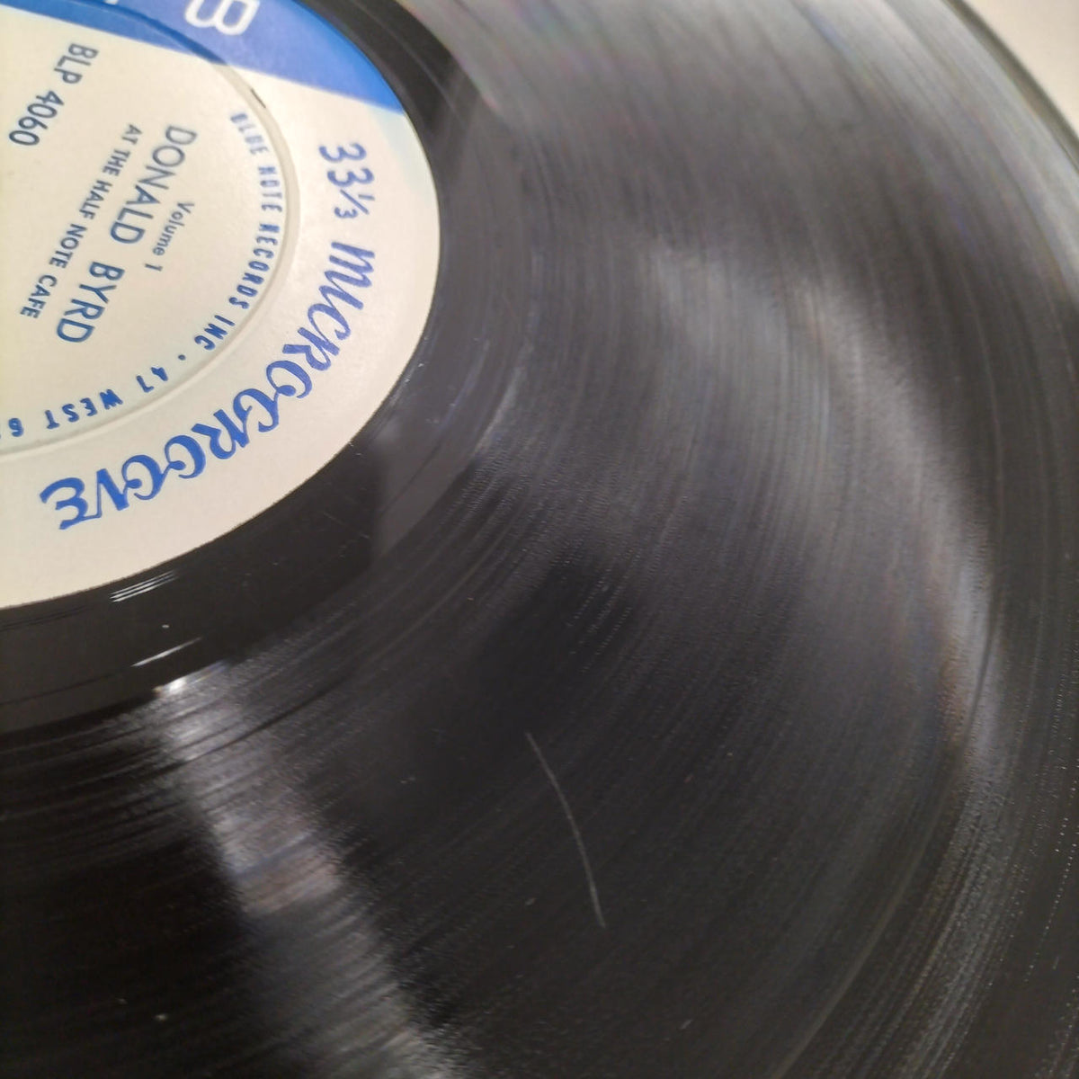 DONALD BYRD [With Scratches] Record AT THE HALF NOTE