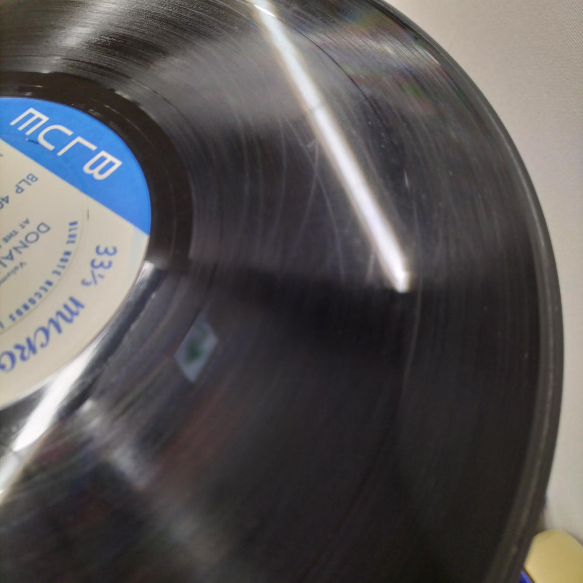 DONALD BYRD [With Scratches] Record AT THE HALF NOTE