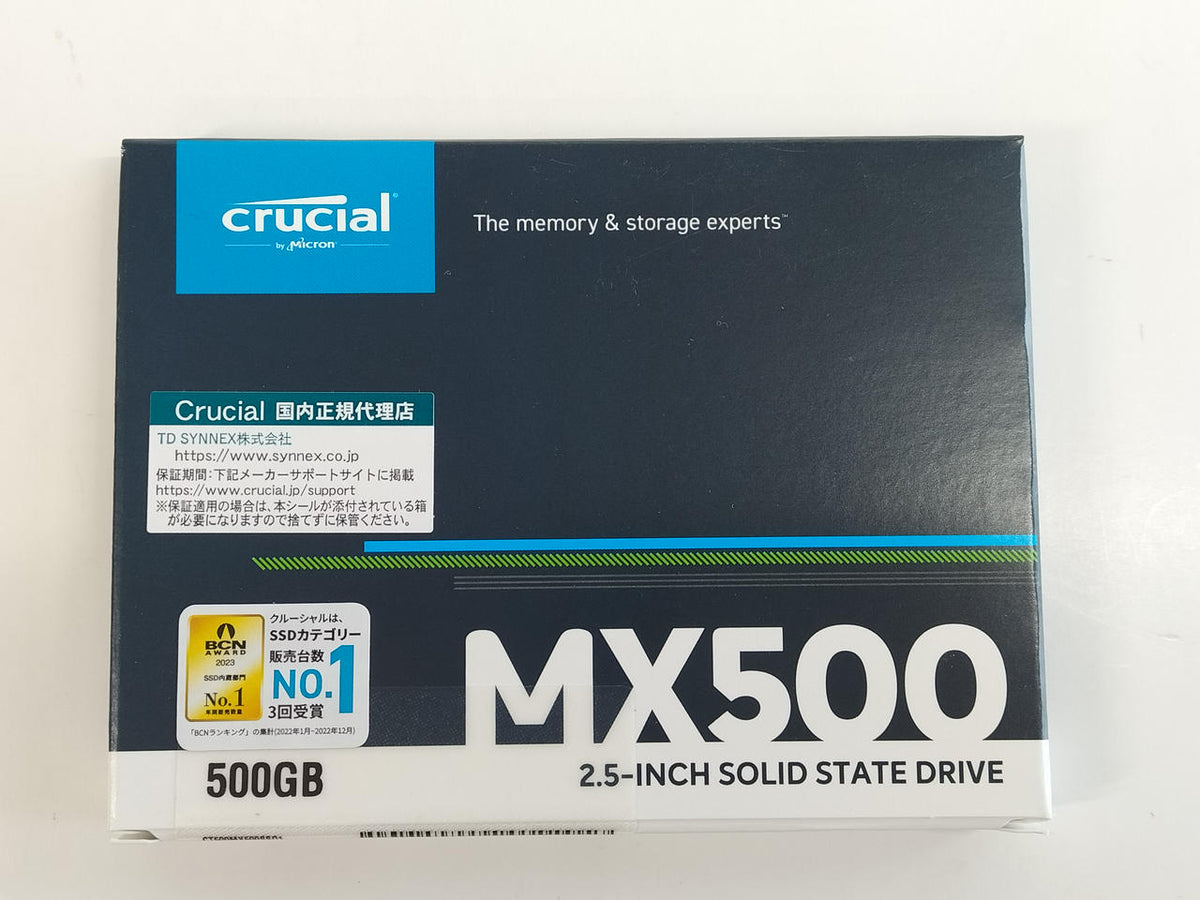Crucial [Unopened] MX500 CT500MX500SSD1/JP