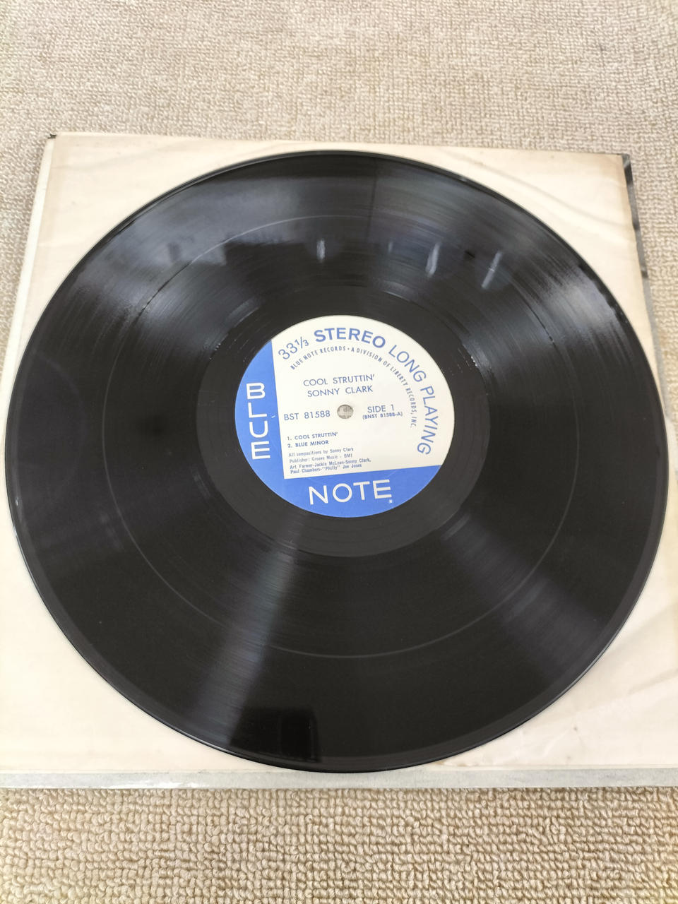 BLUE NOTE LP Record BLP-1588/COOL STRUTTIN'