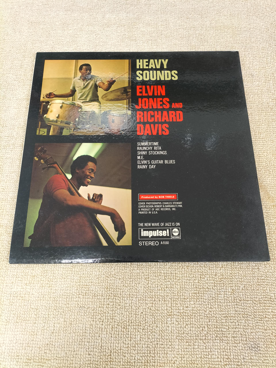 ABC RECORDS LP Record A-9160/HEAVY SOUNDS