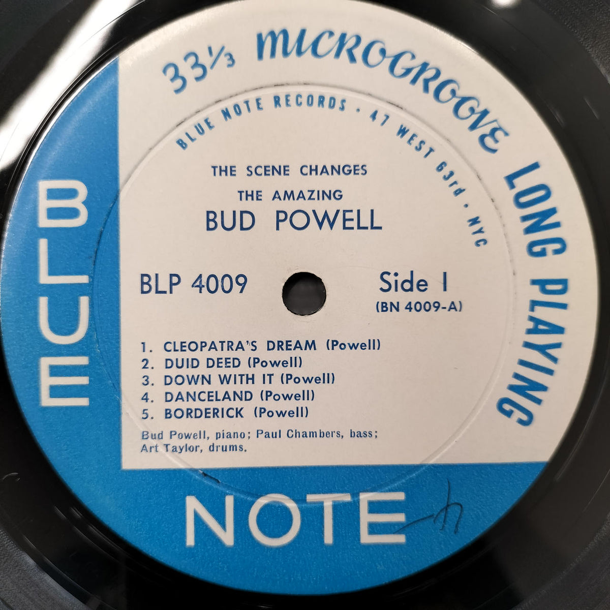 THE AMAZING BUD POWELL [Complete Original] Record THE SCENE CHANGE VOL.5