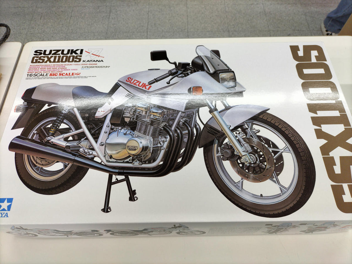 Tamiya Motorcycle Series 1/6 Suzuki GSX1100 Katana - Banzai Thrifting | BanzaiHobby