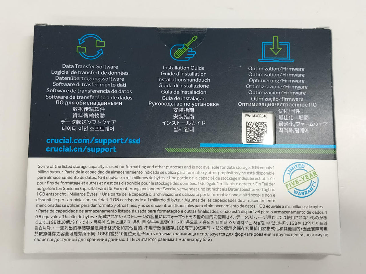 Crucial [Unopened] MX500 500GB CT500MX500SSD1
