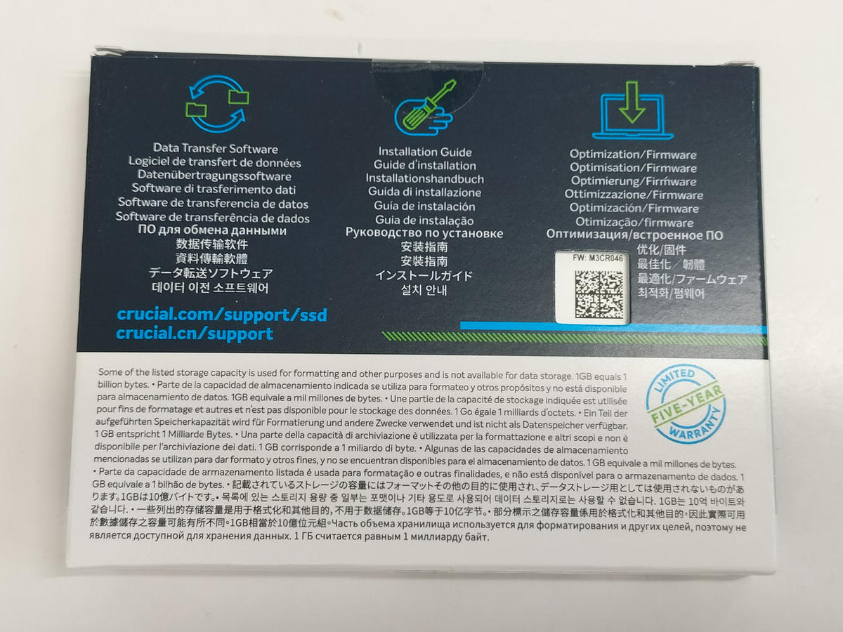 Crucial [Unopened] MX500 500GB CT500MX500SSD1