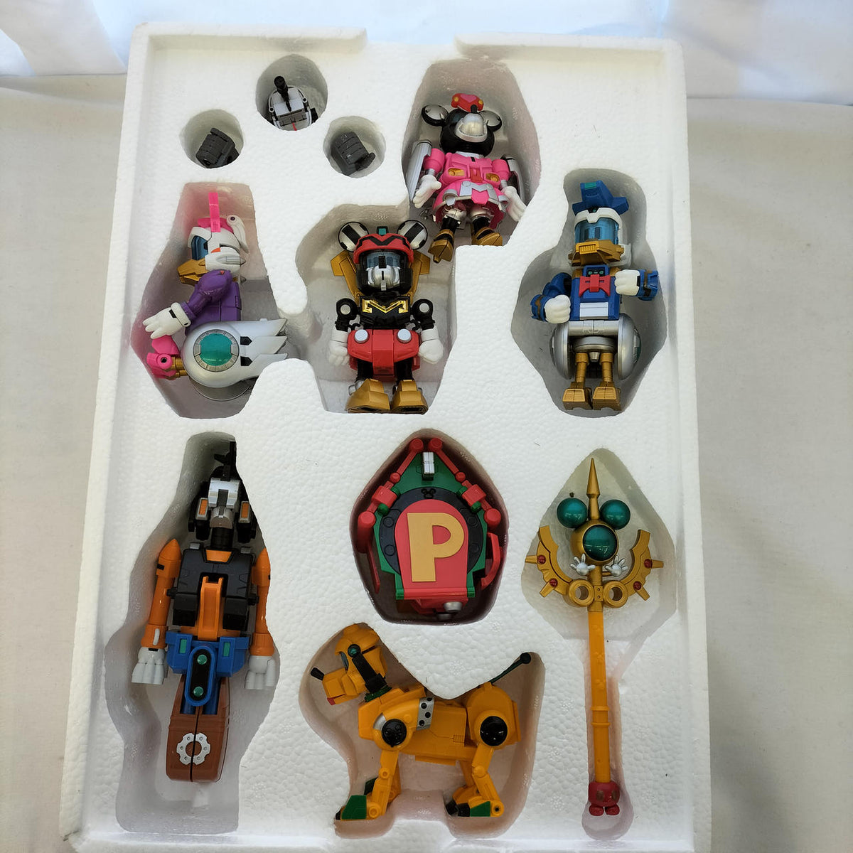 BANDAI Chogokin Super Combination King Robo Mickey & Friends